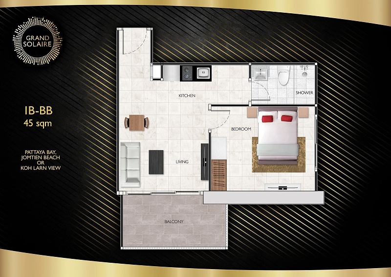 Grand Solaire — apartment layout