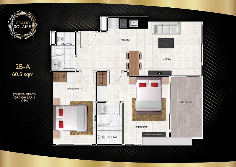 Grand Solaire — apartment layout