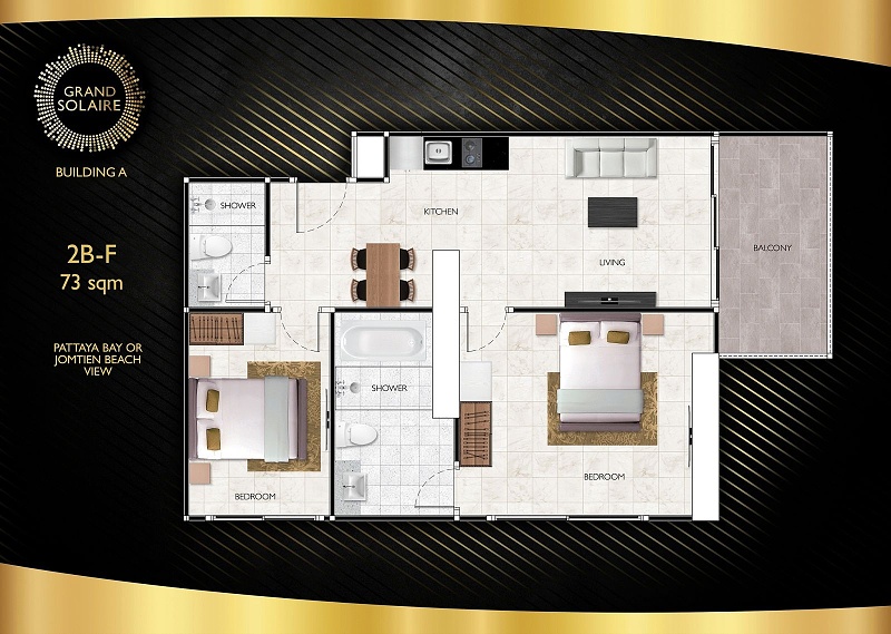 Grand Solaire — apartment layout