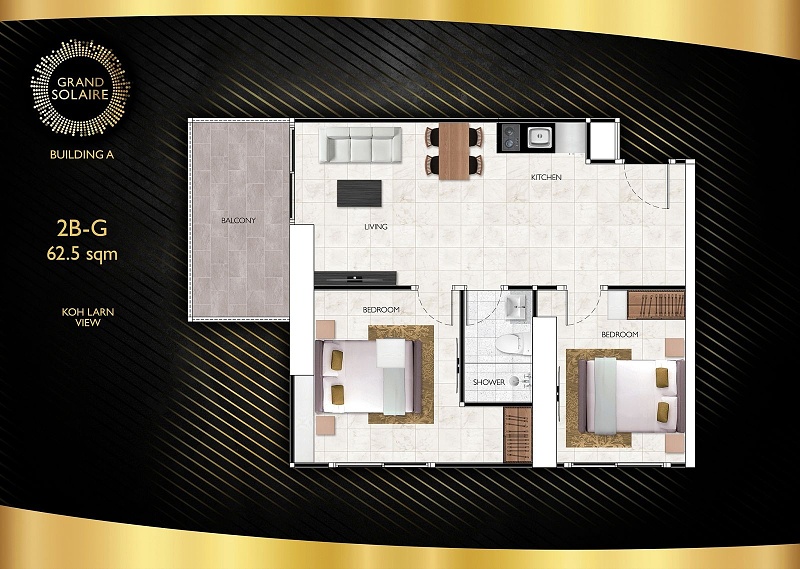 Grand Solaire — apartment layout