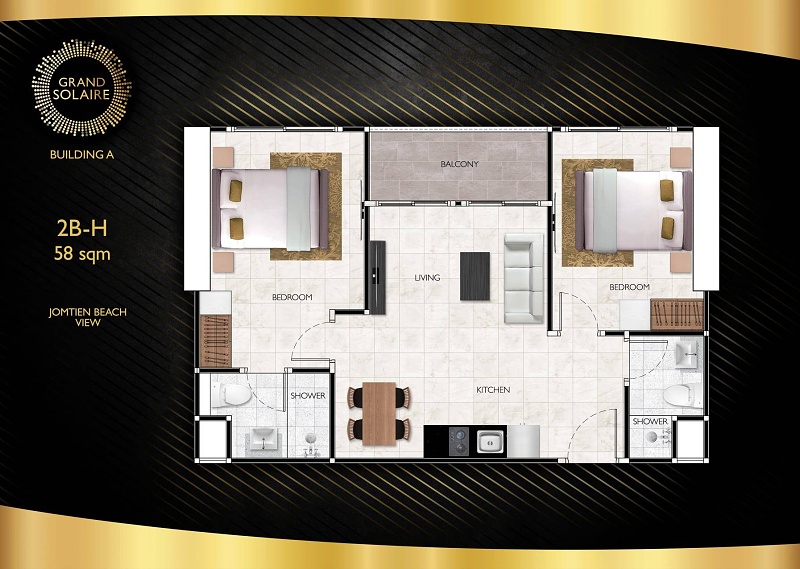 Grand Solaire — apartment layout