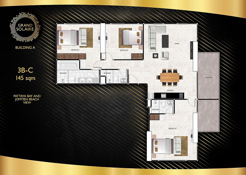 Grand Solaire — apartment layout