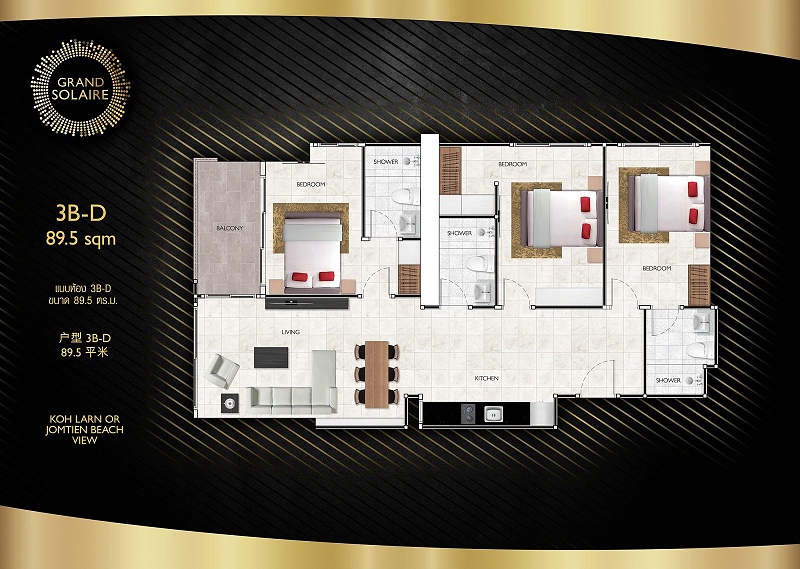 Grand Solaire — apartment layout
