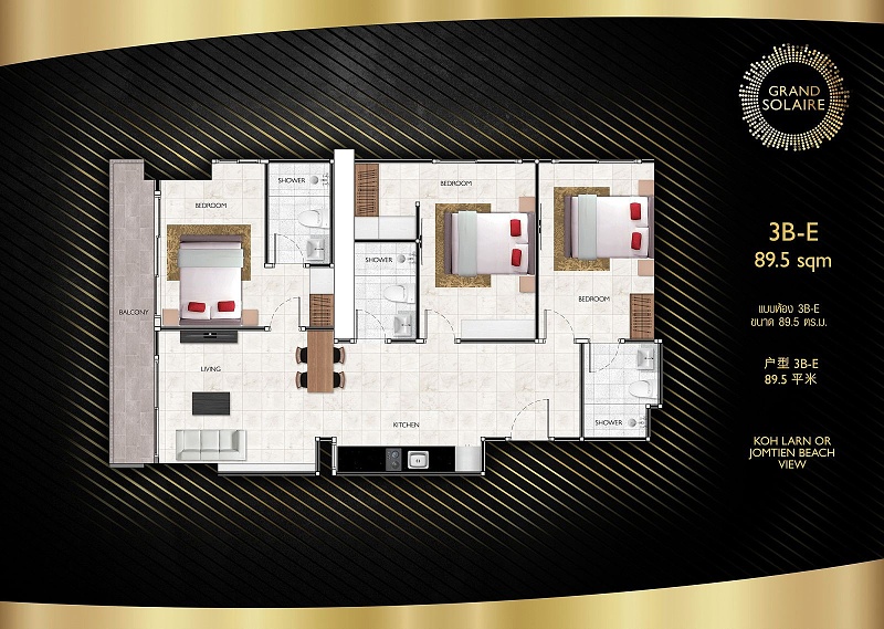 Grand Solaire — apartment layout