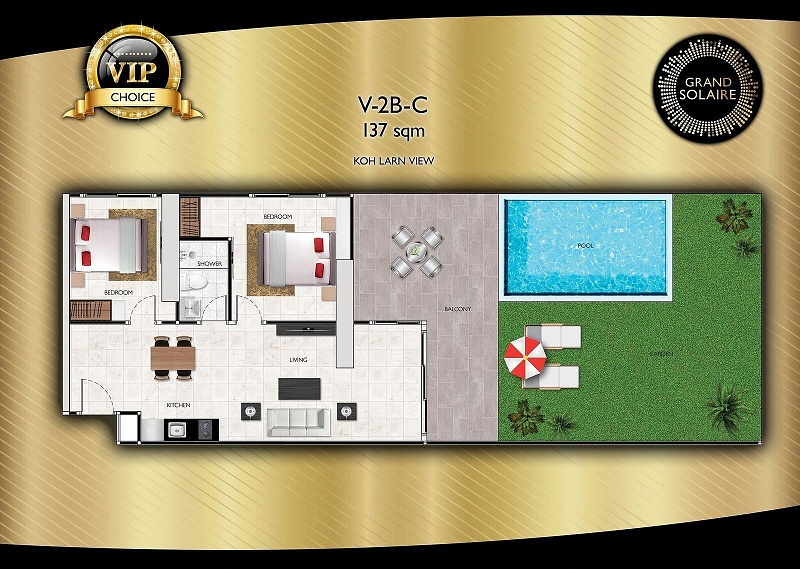Grand Solaire — apartment layout