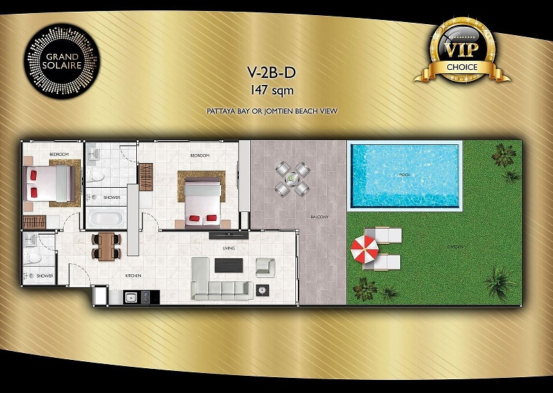 Grand Solaire — apartment layout