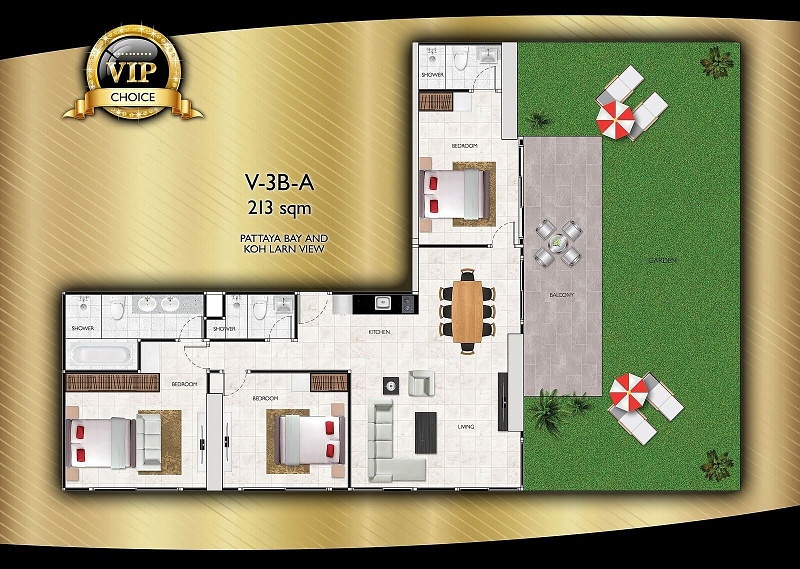 Grand Solaire — apartment layout