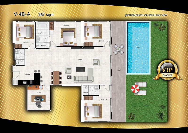 Grand Solaire — apartment layout