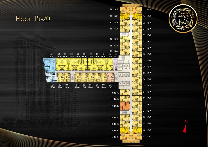 Grand Solaire Noble — floor plan