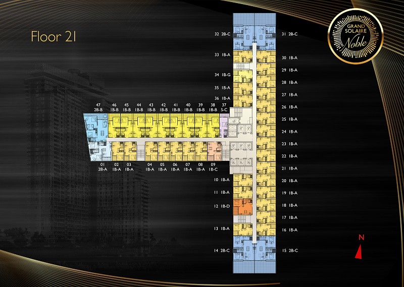 Grand Solaire Noble — floor plan
