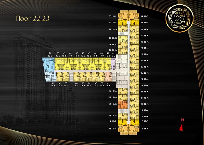Grand Solaire Noble — floor plan
