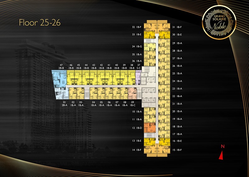 Grand Solaire Noble — floor plan