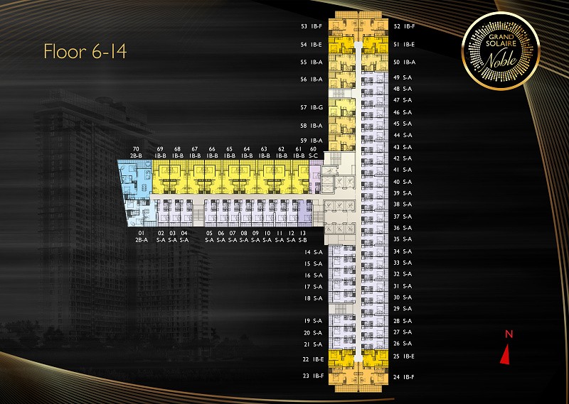 Grand Solaire Noble — floor plan