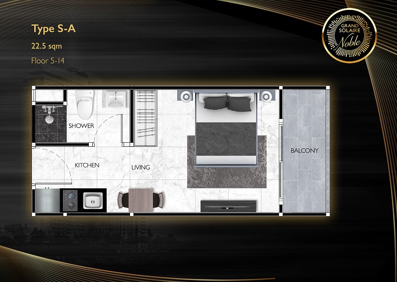 Grand Solaire Noble — apartment layout