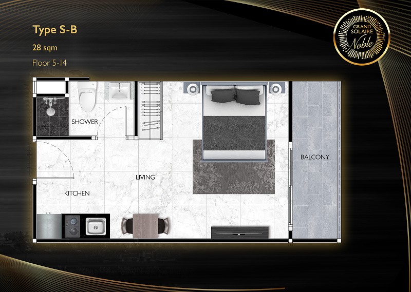 Grand Solaire Noble — apartment layout