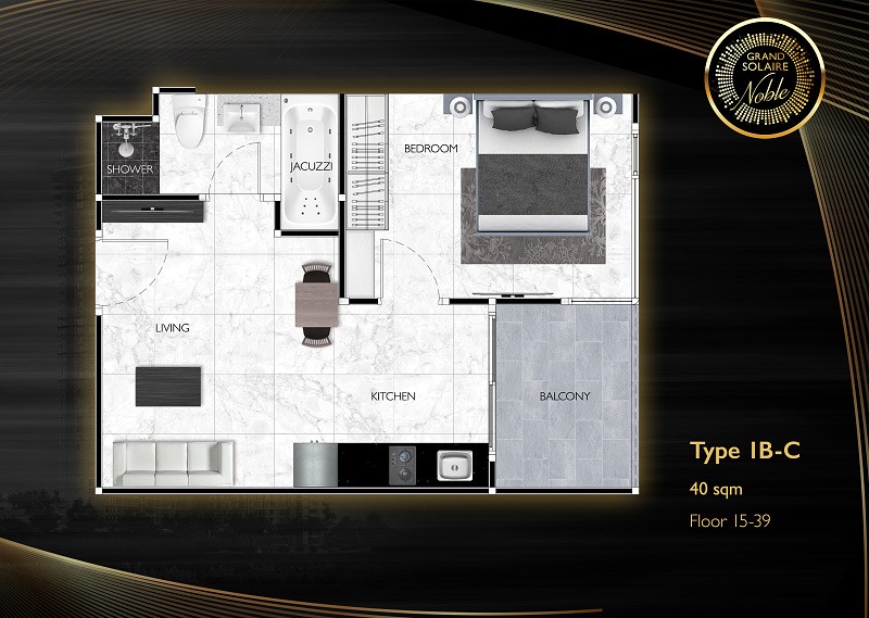 Grand Solaire Noble — apartment layout