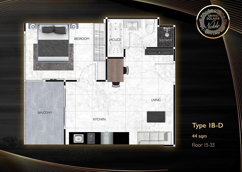 Grand Solaire Noble — apartment layout