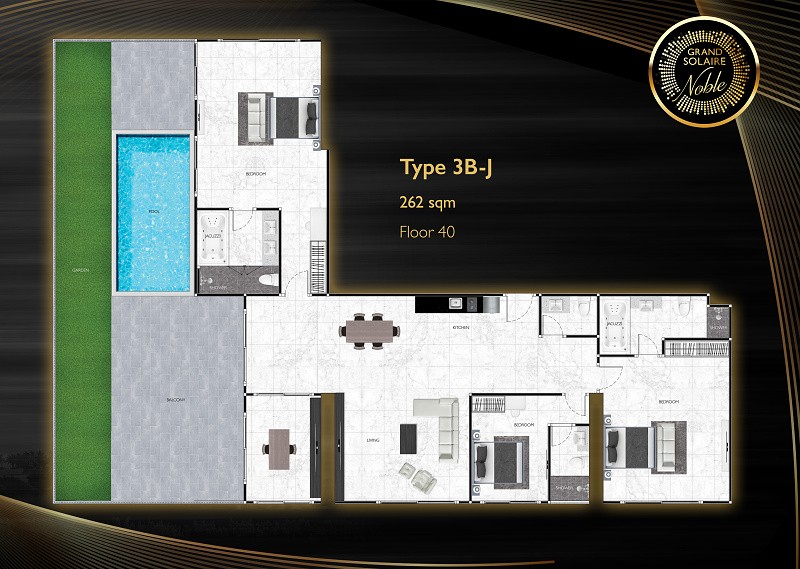 Grand Solaire Noble — apartment layout