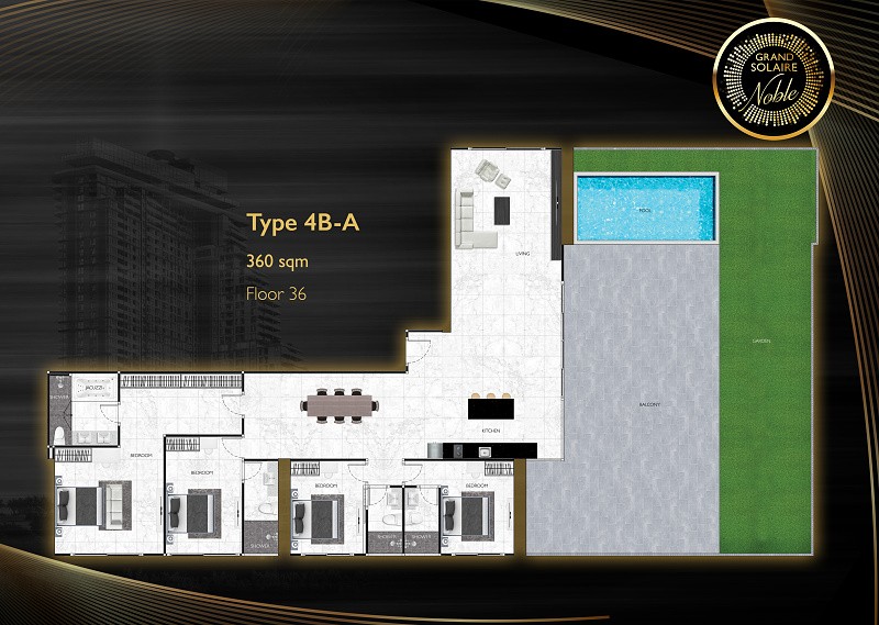 Grand Solaire Noble — apartment layout