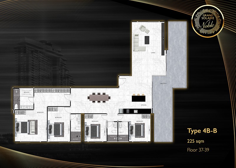 Grand Solaire Noble — apartment layout