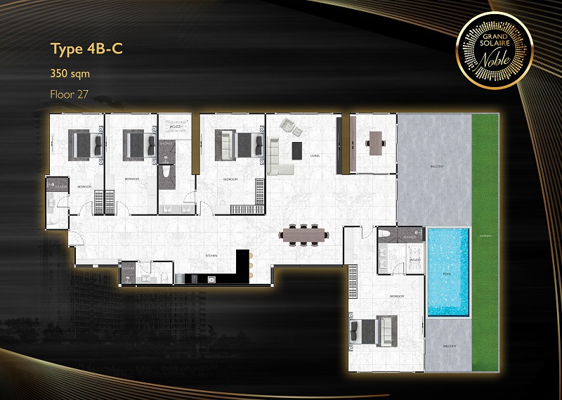 Grand Solaire Noble — apartment layout