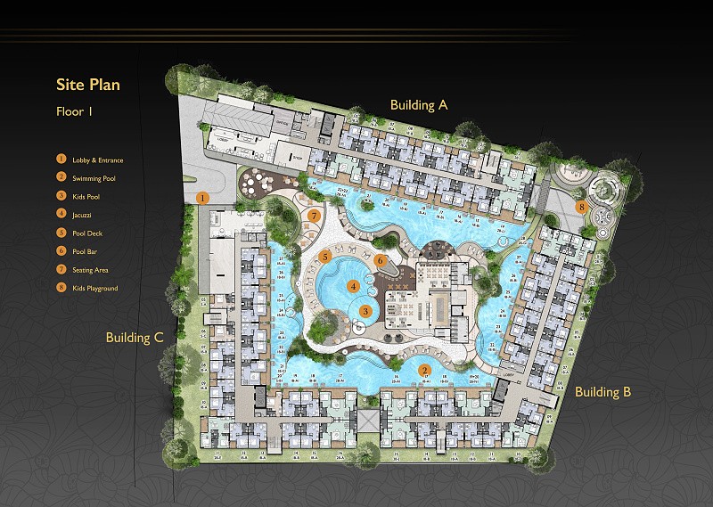 ZENITH Pattaya — floor plan