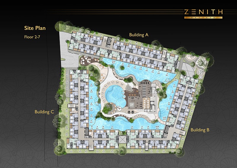 ZENITH Pattaya — floor plan