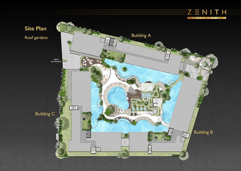 ZENITH Pattaya — floor plan