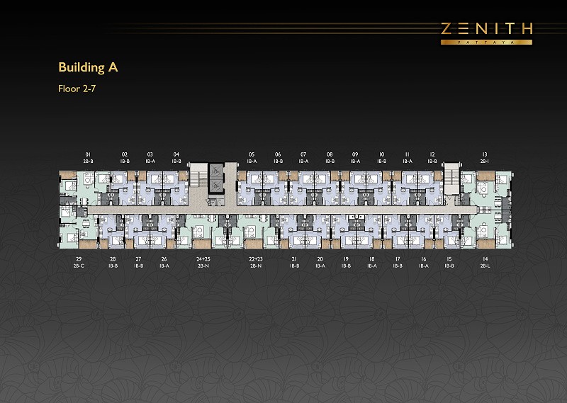 ZENITH Pattaya — floor plan