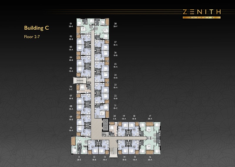 ZENITH Pattaya — floor plan