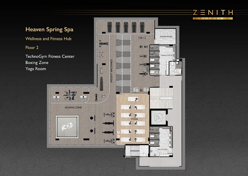 ZENITH Pattaya — floor plan