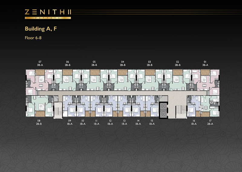 ZENITH II Pattaya — floor plan