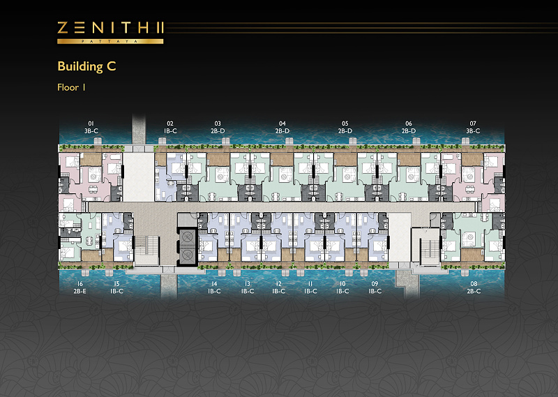 ZENITH II Pattaya — floor plan