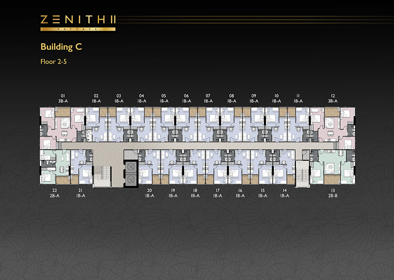 ZENITH II Pattaya — floor plan