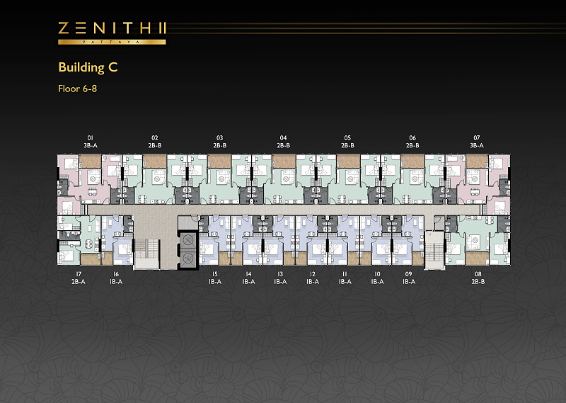 ZENITH II Pattaya — floor plan