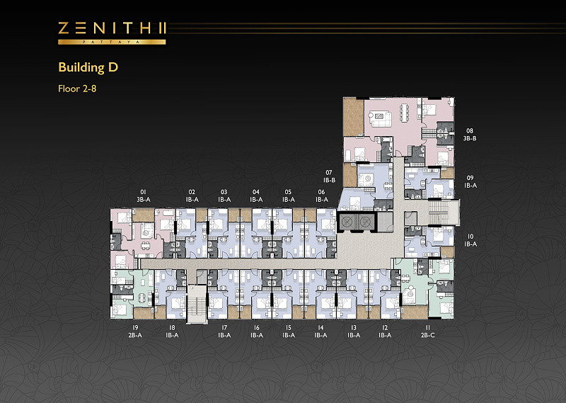ZENITH II Pattaya — floor plan
