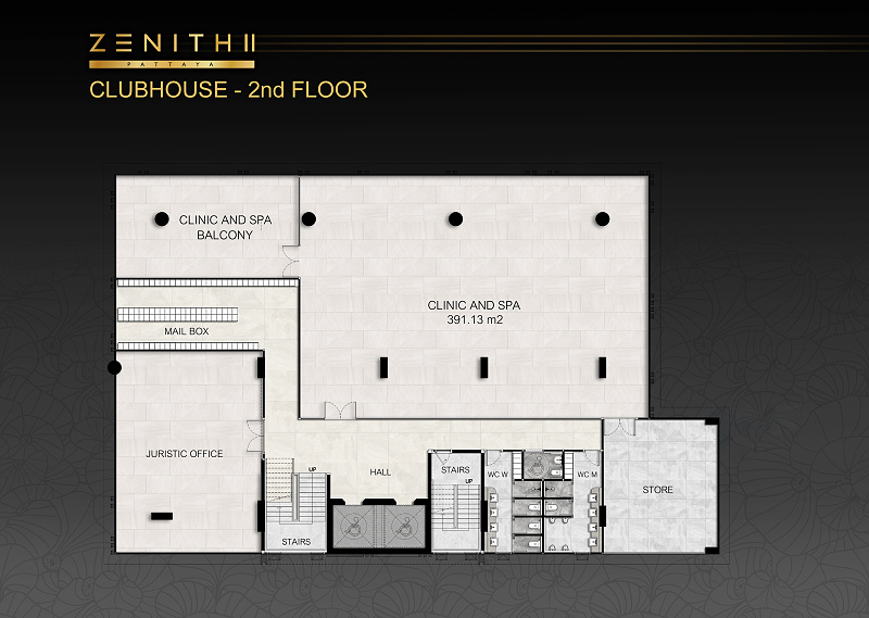 ZENITH II Pattaya — floor plan