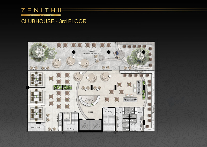ZENITH II Pattaya — floor plan