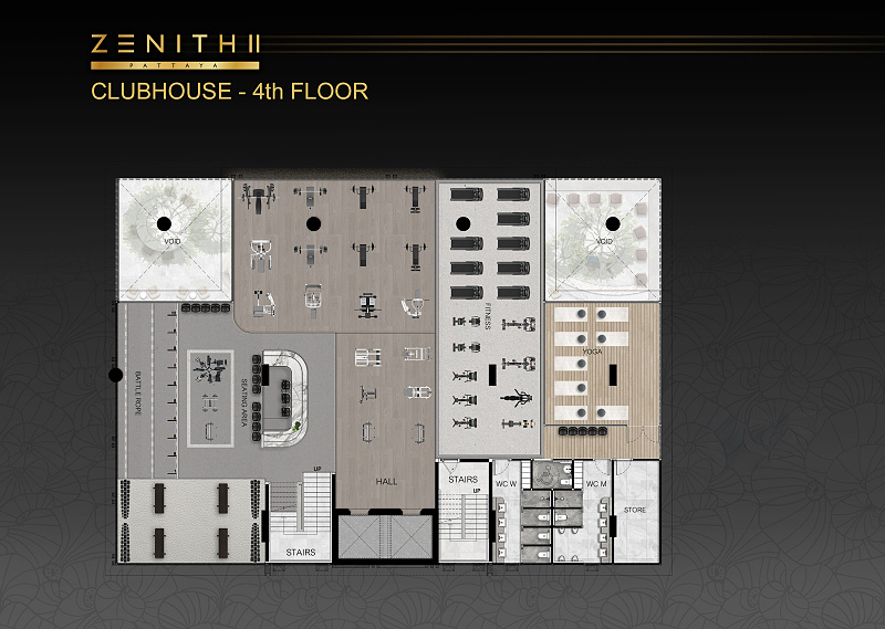 ZENITH II Pattaya — floor plan