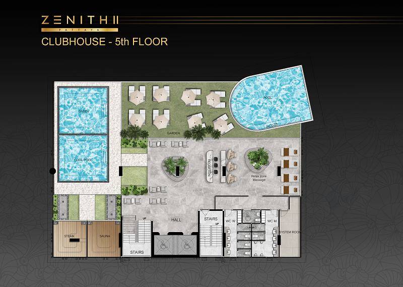 ZENITH II Pattaya — floor plan