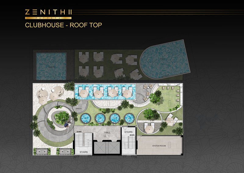ZENITH II Pattaya — floor plan