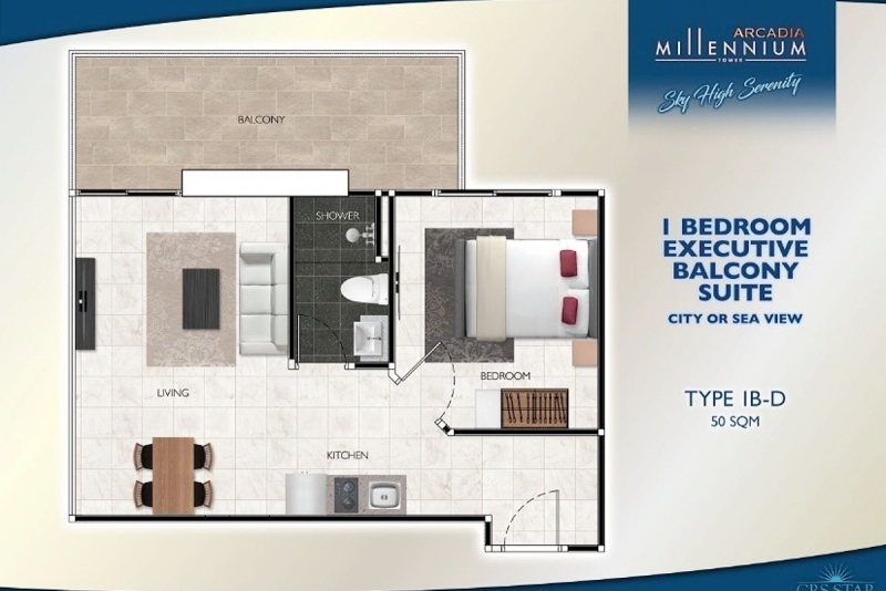 Luxury 1 Bedroom Condo - ฿ 9.600,000 