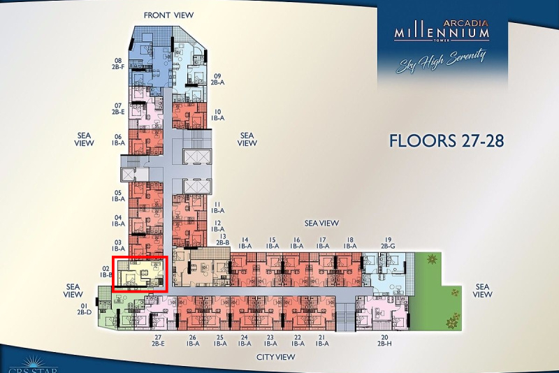 1 Bedroom Condo - ฿ 27,000 p/m