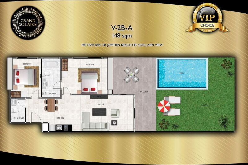 VIP 2 Bedroom Condo - ฿ 21,500,000