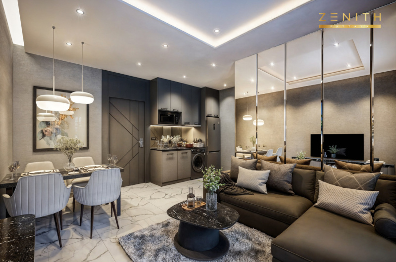 Unique 1-Bedroom Apartment with Spacious Balcony - ฿ 4,090,000 